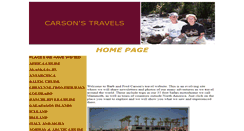 Desktop Screenshot of carsonstravels.us