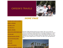 Tablet Screenshot of carsonstravels.us